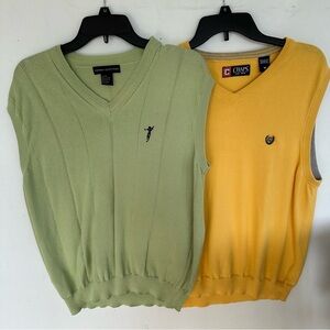 Men’s Golf V Neck Sweater Vest Bundle